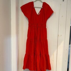 Cotton Free Assembly tiered maxi dress